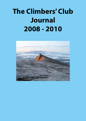 Climbers' Club 2008-10 Journal cover